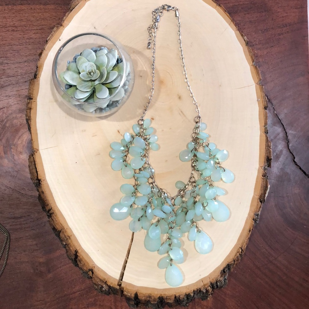 Francesca’s mint necklace